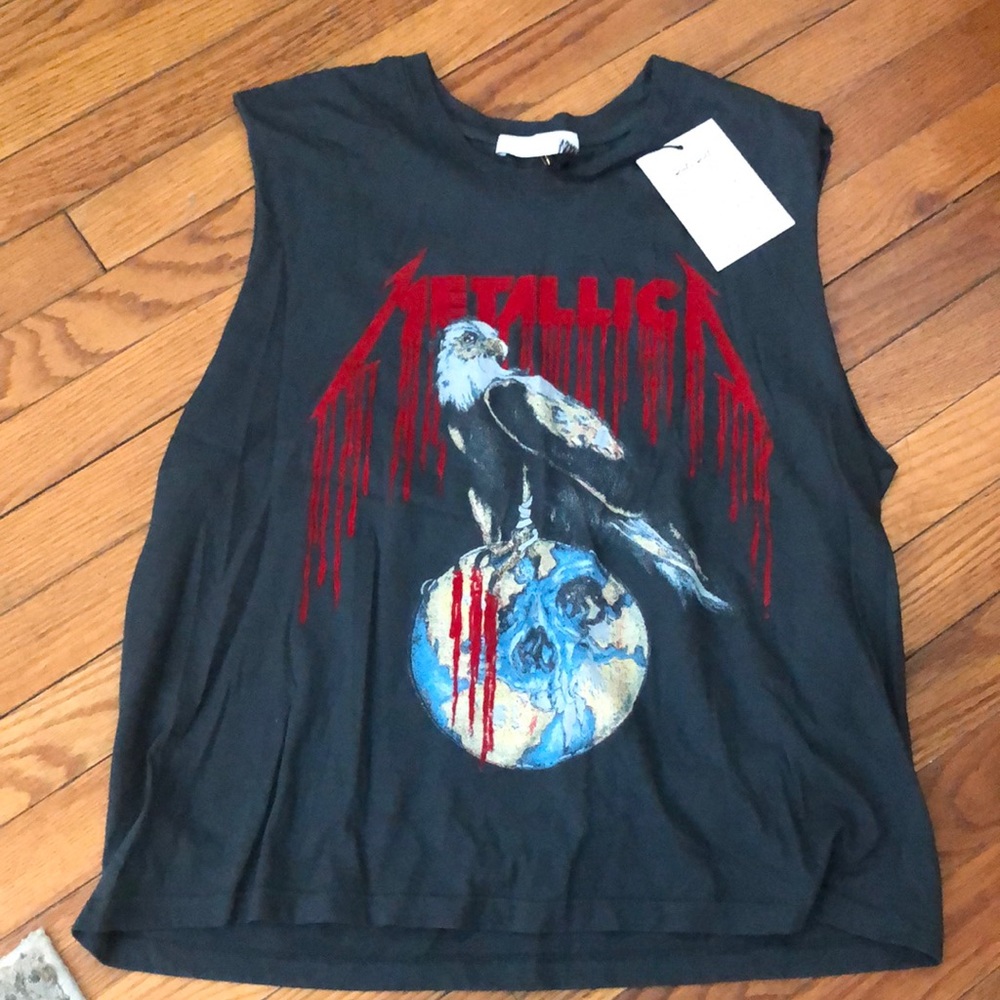 Never worn Metallica muscle tank, Daydreamer brand